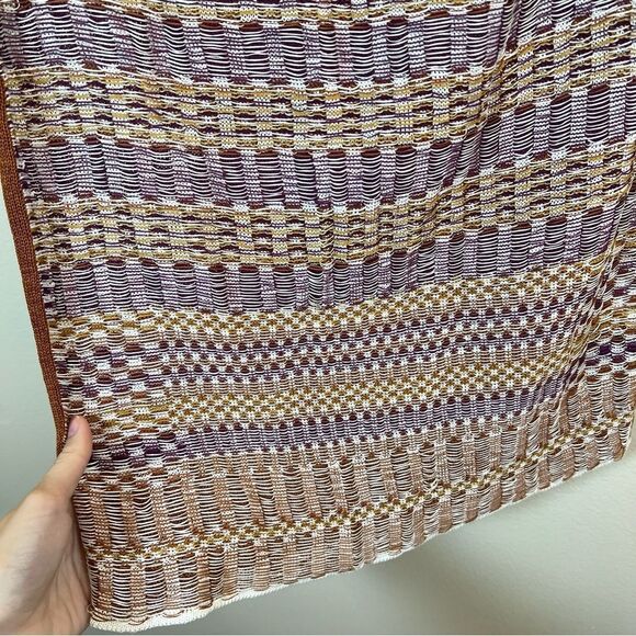 ✨ Base Mark Women’s Brown Purple Knit Tank Top Small Japan - Picture 5 of 11